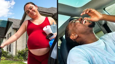 Car Mistakenly Calls Pregnant Woman Fat in Funny Viral Video