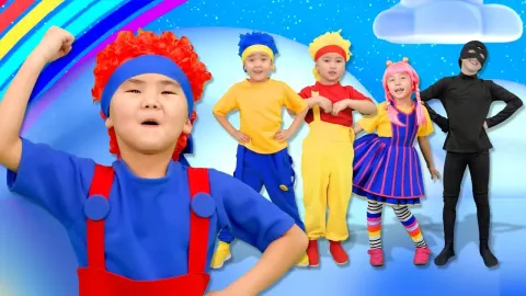 Fun Kids Song: Chicky, Cha-Cha, Lya-Lya, Boom-Boom with Super Mini DB