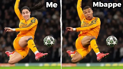 Recreating Kylian Mbappé's Most Iconic Goals in a Fun Challenge