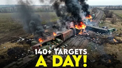 Russia Intensifies Strikes on Ukraine's Transport Infrastructure to Disrupt Military Supply Line