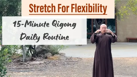 15-Minute Morning Qigong Stretch for Upper Back and Spine Flexibility