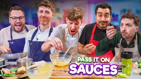 French Mother Sauces Recipe Relay Challenge: Chefs Compete to Create Classic Dishes
