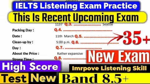 IELTS Listening Practice Test 2026 with Answers and Transcript