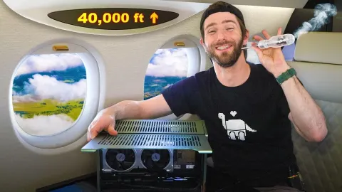 Building a Gaming PC at 40,000 Feet Sets New World Record