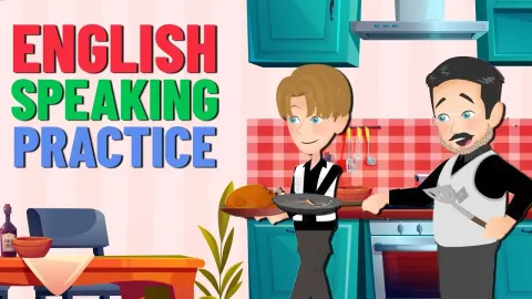 Learn English Speaking with a Father-Son Cooking Conversation