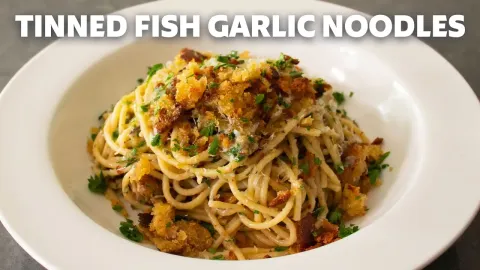 Depression-Era Tinned Fish Garlic Noodles: A Cheap and Delicious Pasta Recipe