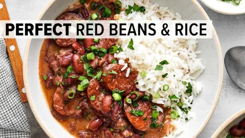 How to Make Creamy Red Beans and Rice with Smoky Andouille Sausage