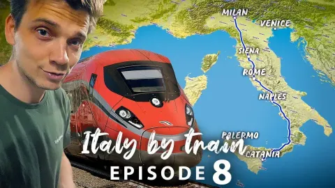 Epic 1,400 km Train Journey Across Italy in a Single Day