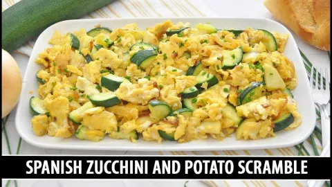 Spanish Zucchini and Potato Scramble: A Quick One-Pan Recipe from Murcia
