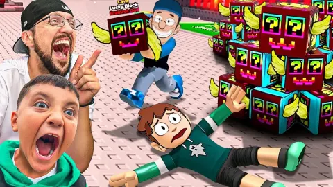Protect 20 Lucky Blocks in Roblox Stealer Brain Rot Challenge