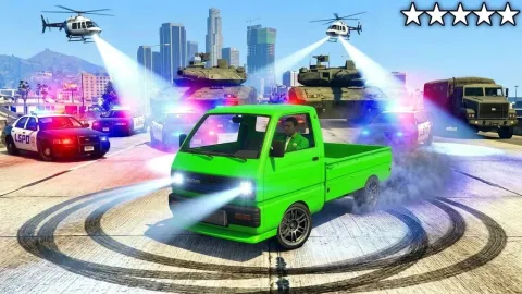 GTA V Drift Tuning Challenge: Can You Escape a Five-Star Wanted Level While Only Drifting?