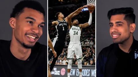 Victor Wembanyama Breaks Down His Epic Plays Against Giannis Antetokounmpo