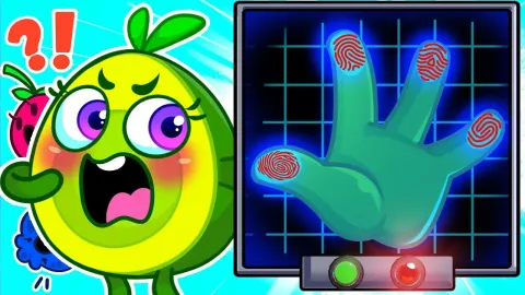 Why Fingerprints Are Unique: A Fun Kids Cartoon Adventure About Safety and Teamwork