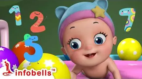 Colorful Ball Play Helps Toddlers Learn Counting in Telugu
