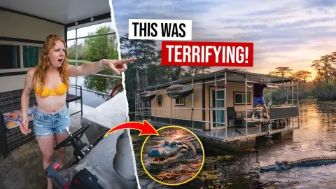 Living on a Houseboat in a Louisiana Swarm of Alligators: A Swamp Adventure