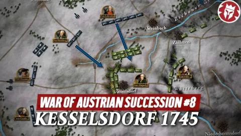 The Battle of Kesselsdorf in the War of Austrian Succession