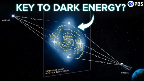 Dark Energy Mystery: How Gravitational Lensing Could Reveal the Universe's Expansion Rate
