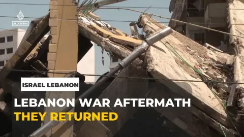 Beirut Residents Return to Homes Destroyed by Israeli Airstrikes