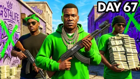 Building the Largest Gang in GTA 5 Over 100 Days