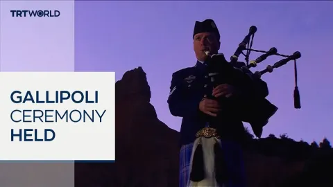 Anzac Day Dawn Service in Canakkale Honors Fallen Soldiers of World War I