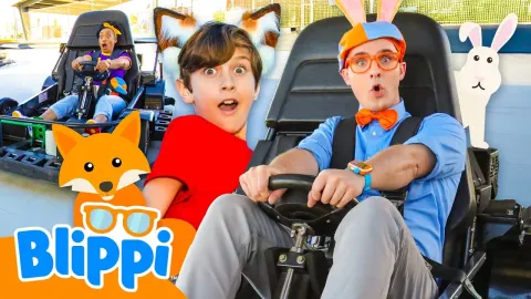 Blippi and Meekah's Animal-Themed Adventure Race at Full Winkles
