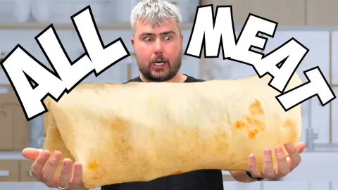 How to Make an All-Meat Burrito with Multiple Protein Layers