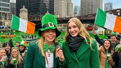 Interviewing People About St. Patrick's Day Traditions in Chicago