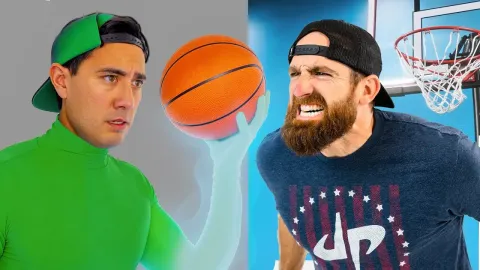 Zach King and Dude Perfect Face Off in Epic Trick Shot Challenge