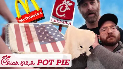 McDonald's McRib Returns: A Wild Fast Food Feast and Homemade Pie Challenge