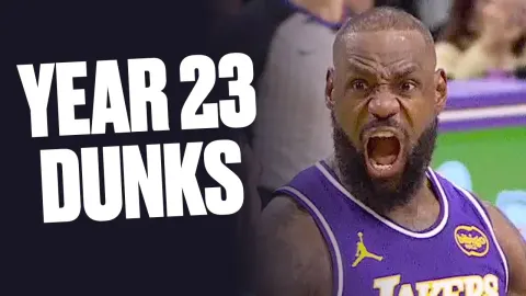 LeBron James Dominates with 23 Dunks in a Single Game