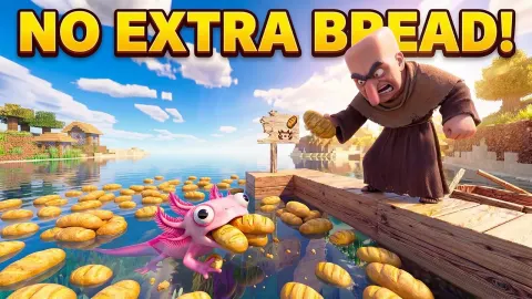 Exploring Minecraft's Underwater World with Axolotls