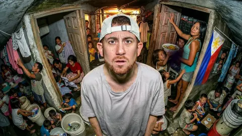 Inside a Tunnel Where 100 Families Live Under a Manila Highway