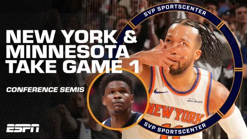 NBA Playoffs: Timberwolves Spoil Wembanyama's Historic Night, Knicks Dominate 76ers in Game 1