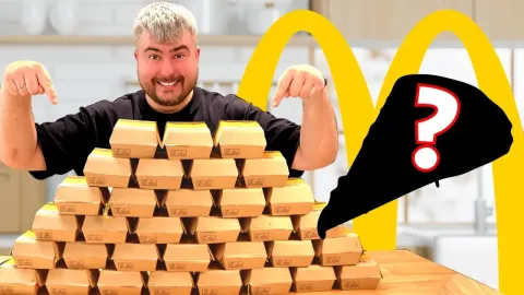 Turning 33 Big Macs into a Giant Pizza