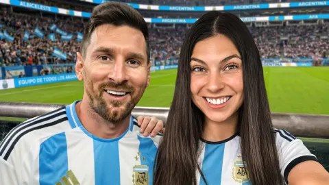 Meeting Lionel Messi at an MLS Match in Los Angeles