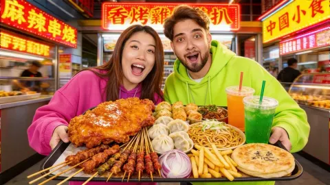 Exploring Shenzhen Night Market: Tasting Viral Street Food in China