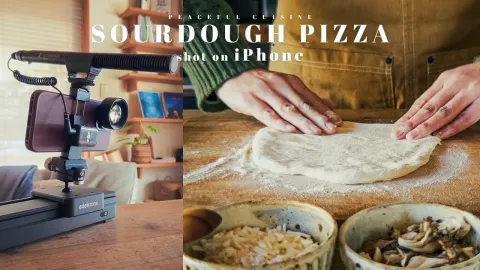How to Shoot a Professional Cooking Video with an iPhone: Sourdough Pizza Recipe