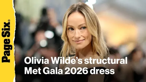 Olivia Wilde's Met Gala 2026 Gown: Business in Front, Party in Back