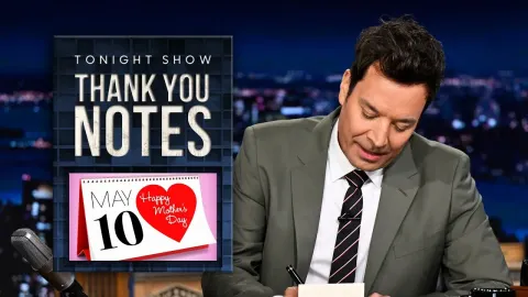 Jimmy Fallon's Thank You Notes: Mother's Day, Wedding Registries, and CarPlay