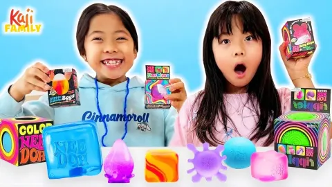 Unboxing Needoh Nice Cube and Other Squishy Toys