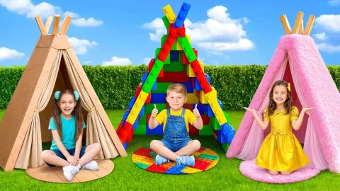 Kids Build and Share Playhouses in Fun Challenge