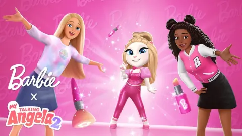 My Talking Angela 2 Plus Barbie Outfit and Makeup Event on Apple Arcade
