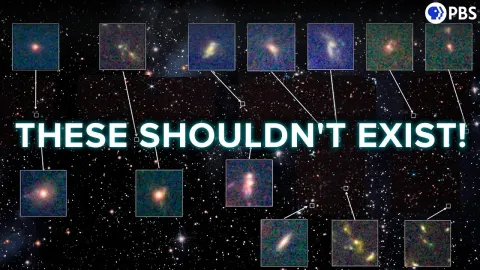 James Webb Telescope Discovers Galaxies That Shouldn't Exist in the Early Universe