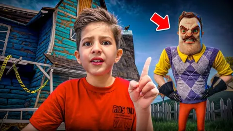 Exploring Hello Neighbor's Wilson House in Stealth Night Gameplay