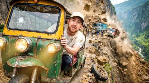 Driving Through India's Deadly Landslides with the Country's Only Female Truck Driver