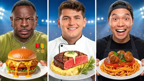 Top YouTube Chefs Face Off in Intense Cooking Challenge