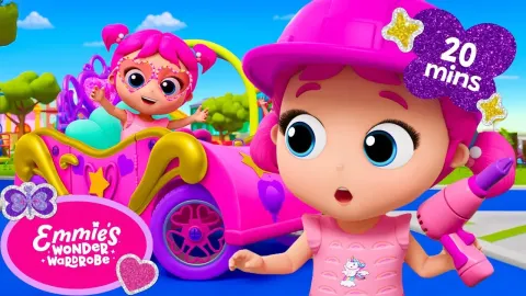 Emmie's Pink Car Makeover and Magical Adventures