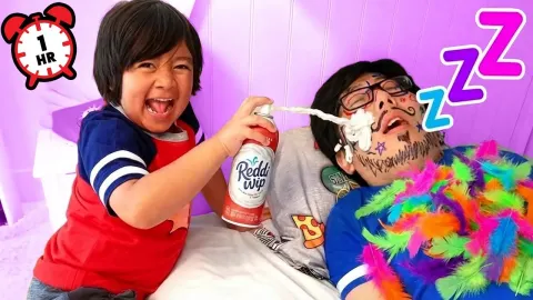 Don't Wake Greedy Daddy Family Prank Challenge